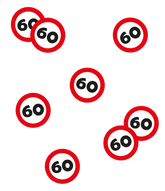 60 Jaar Tafelconfetti